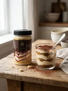 Premium Tiramisu Cream Spread - Italian Dessert Flavor | Cavella 10.5 Oz (300 gr)