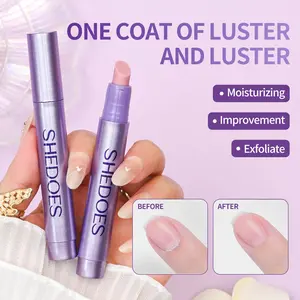 3-in-1 Nail Care Pen, Cuticle Oil Cuticle Pusher Nail Oil Pen, Cuticle Oil Pens for Hangnails, Dry & Damaged Nails, Moisturize Strengthen Brighten Nails Care, Nail Strengthener, Manicure, Moisturizer, Nail Solution