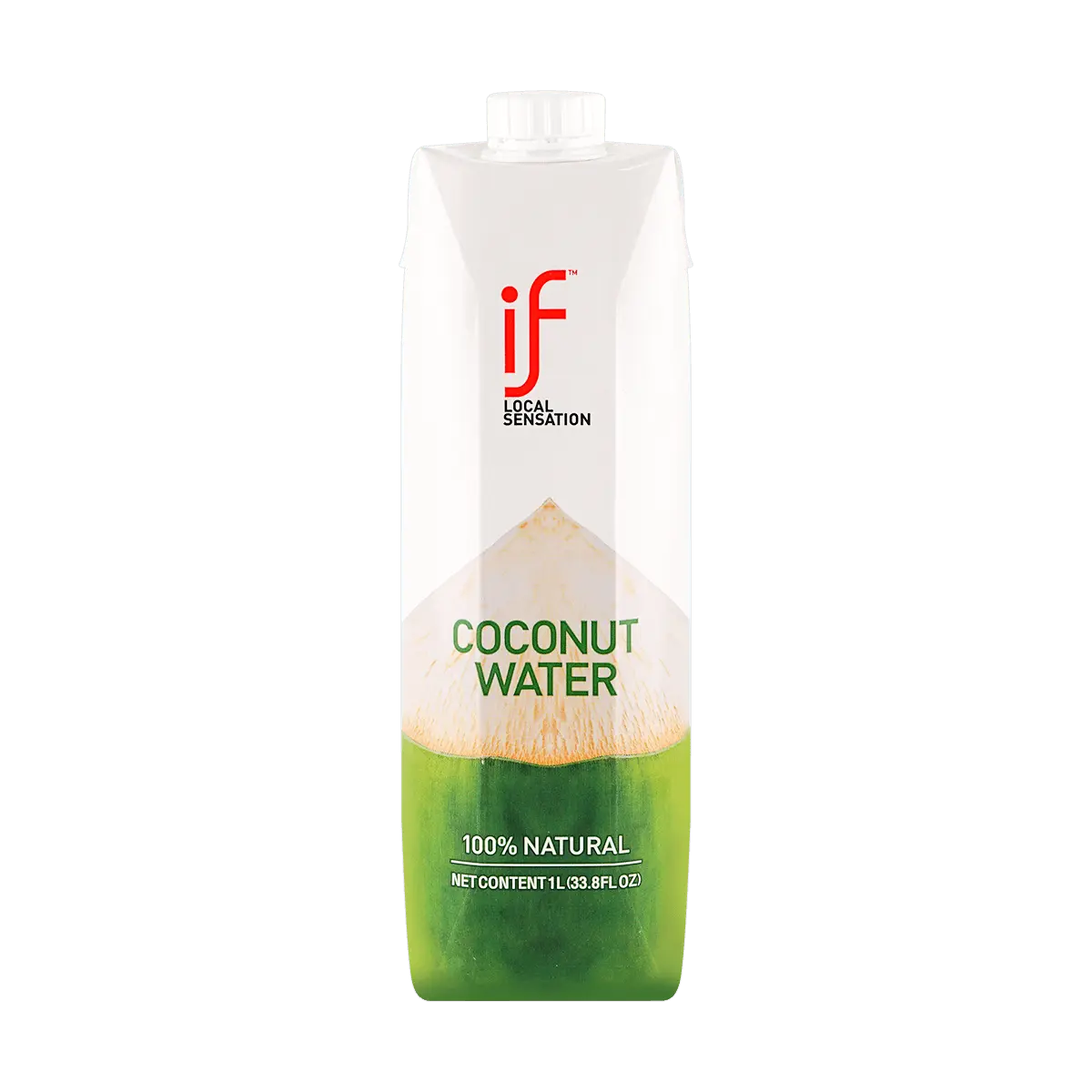 IF Thailand 100% Pure Coconut Water - NFC Young Coconut Juice, 1L, Low Calorie, 0 Fat, 0 Added Sugar - Refreshing Natural Drink, Trending on Xiaohongshu