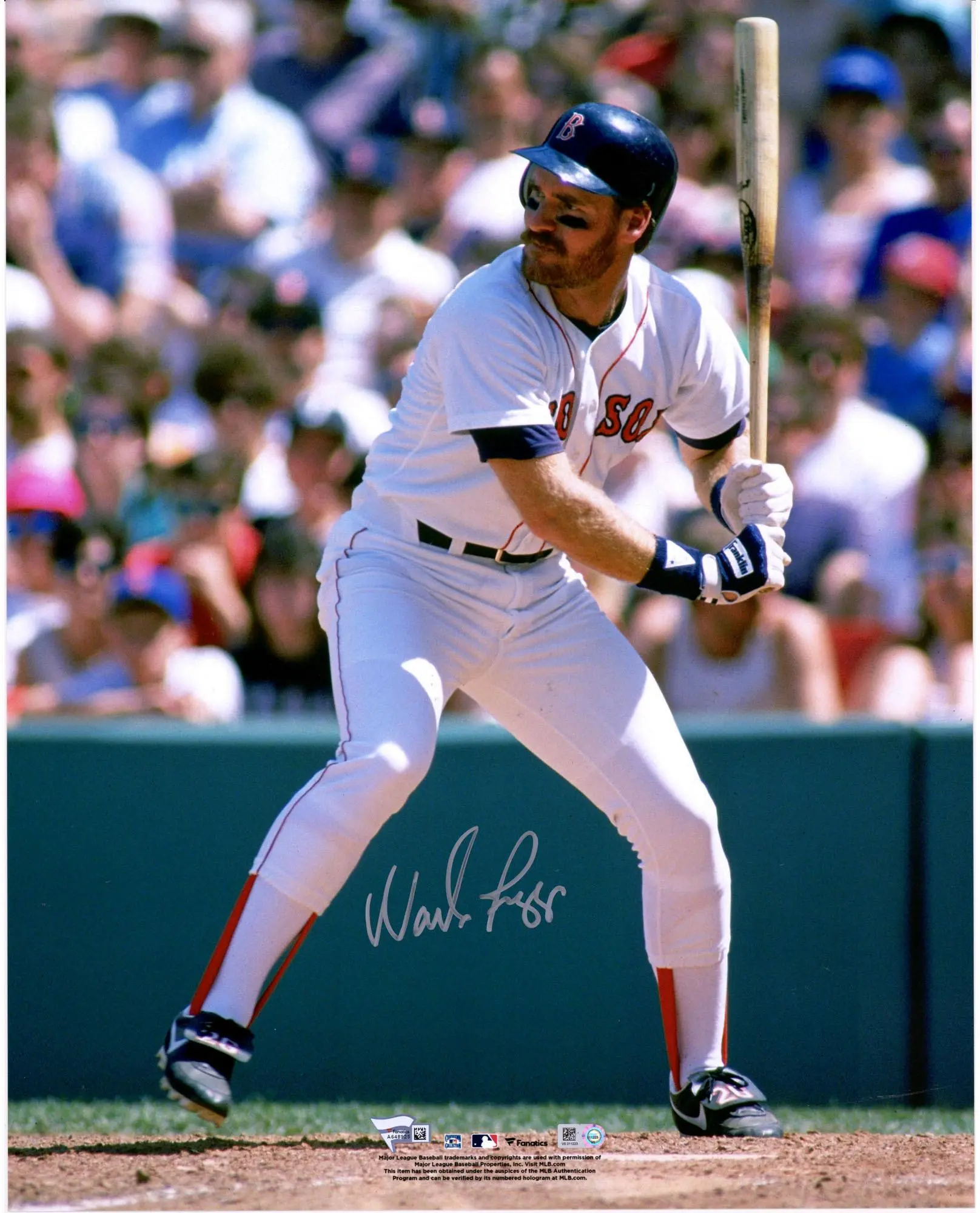 Wade Boggs Boston Red Sox Autographed 16" x 20" Hitting Photograph - Fanatics Authentic Certified