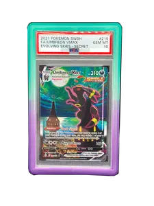 jellyarmor - Teal/Purple Gradient - PSA Graded Card Slab Bumper Guard Trading Card Case