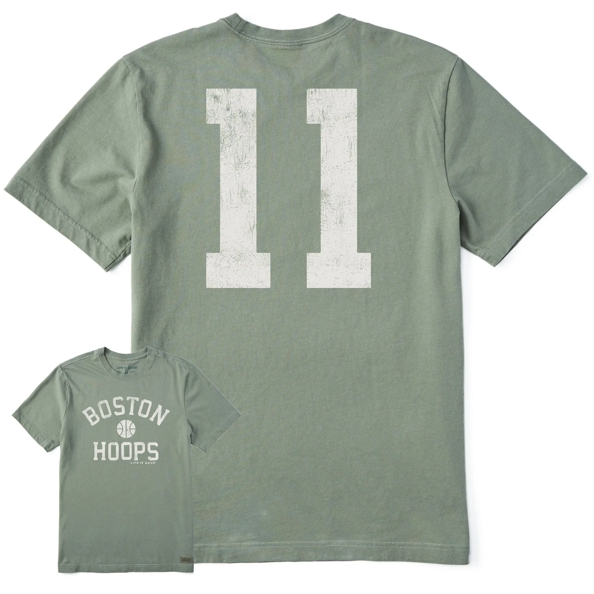 Men's Boston Hoops Short Sleeve Crusher Tee