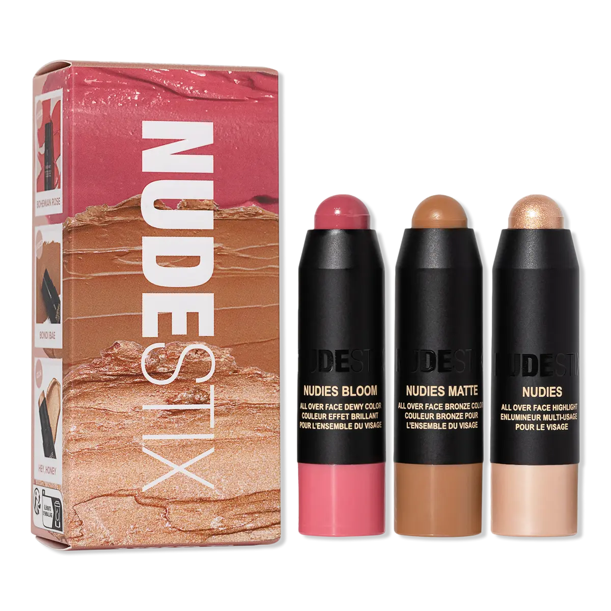 NUDESTIX Nudestix Roses 'N Honey 3-Piece Mini Nudies Kit ($69 Value) NUDESTIX Nudestix Roses 'N Honey 3-Piece Mini Nudies Kit ($69 Value)