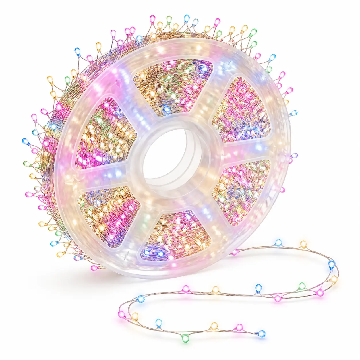 MREGB 65FT Extra Long LED Fairy Lights Color Changing Warm White Aesthetic Room Decor Flexible DIY Wire Type-C USB Powered Waterproof for Bedroom Wedding Christmas Party Vibe