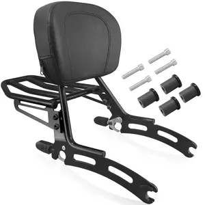 Passenger Backrest Sissy Bar with Rear Luggage Rack for 2025 Super Scout Bobber (Passenger Backrest & Rack)