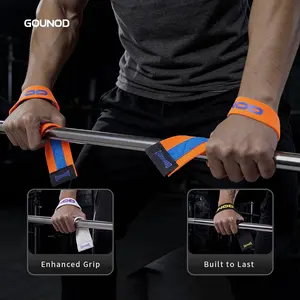 Professional Deadlift Assist Band, Weightlifting Wrist Support Strap, Pull-Up Strength Training Protection, Grip Enhancer
