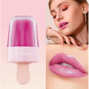 Misslyn LOLLY ICE LIP GLOSS,Non-Sticky Lip Gloss, Moisturizing, Shiny And Vegan Lip Gloss, Hydrating, High Shine For Plumper Looking Lips, Lightweight, High Pigment, Long-Lasting, Vivid Color