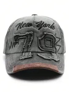 Unisex Retro Style Baseball Cap with '79' Embroidery, Perfect for Daily Wear, Outdoor Sports, Music Festivals, Y2K Party, Back-To-School