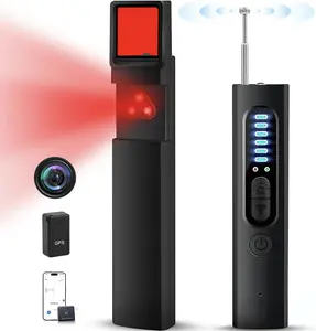 Hidden Camera | Wireless Signal& Infrared Scanner | Anti-Positioning  | SD Recording | Black Safety Device Protection Durable Adjustable Button window camera good helper motion detection camera wifi smart Connection Detector Tracker Gps Remote