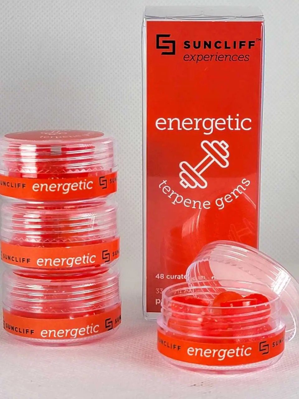 Suncliff Terpene Gems, Energetic, 48ct, Lozenges, Hard Candy