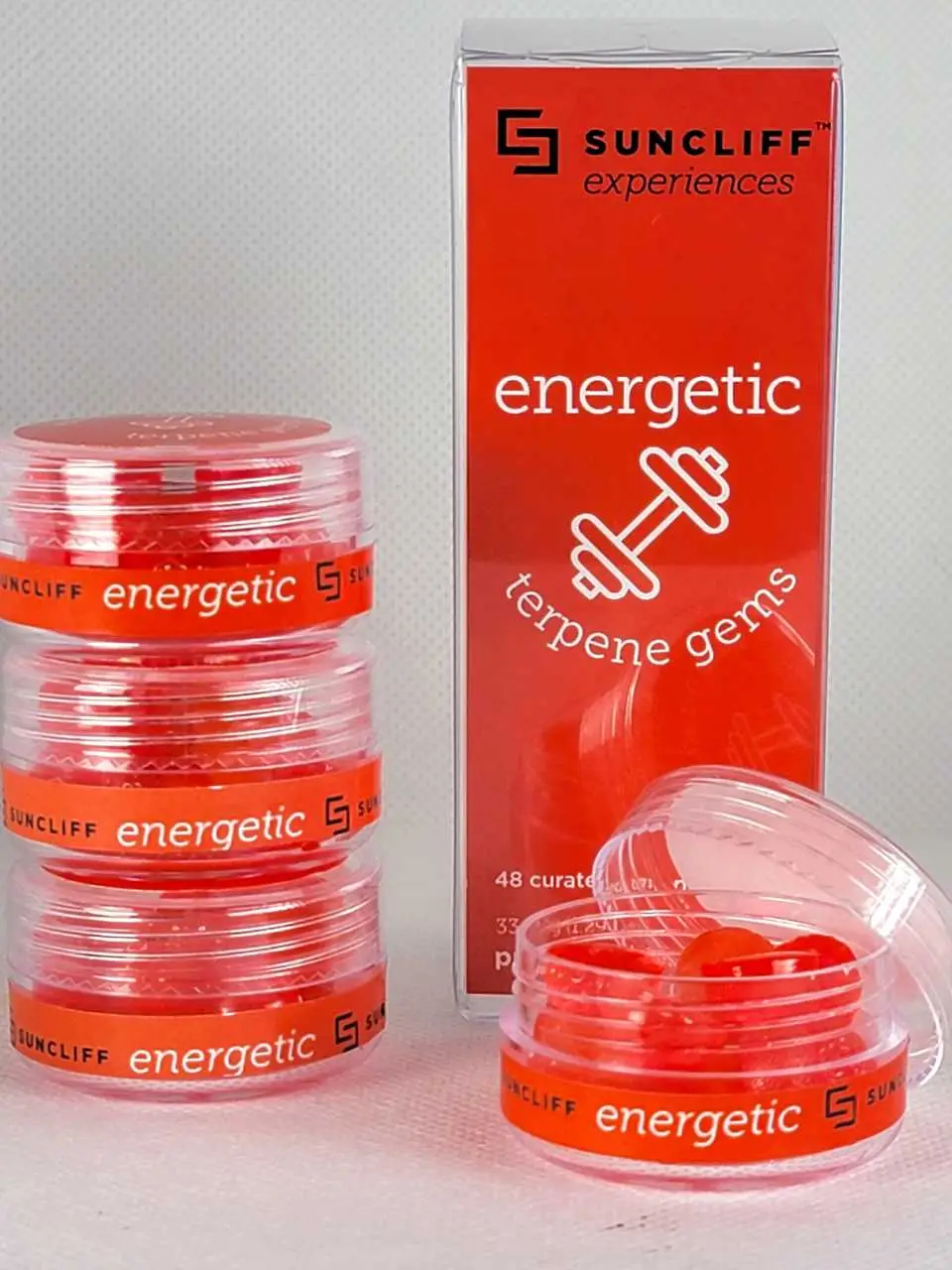 Suncliff Terpene Gems, Energetic, 48ct, Lozenges, Hard Candy