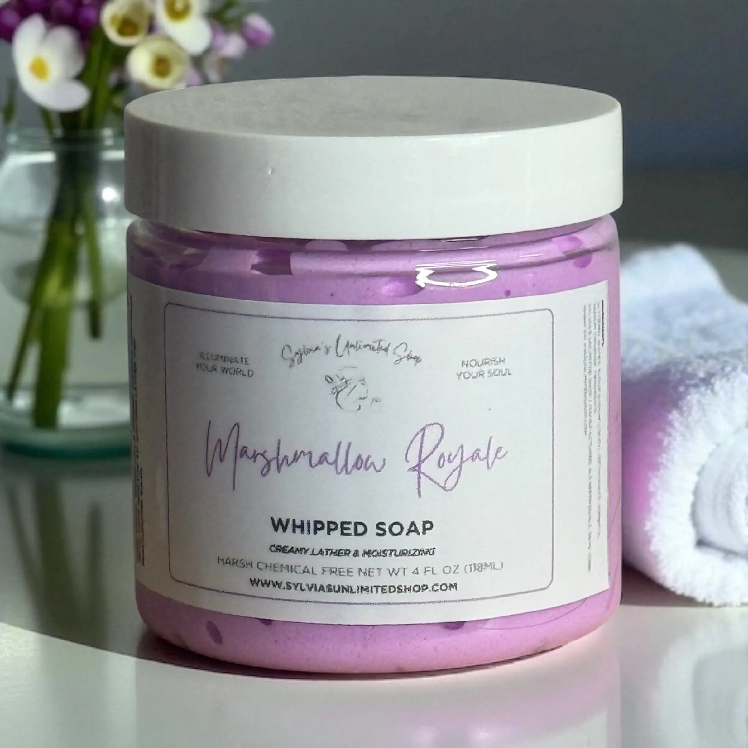 4oz. Marshmallow Royale Whipped Soap