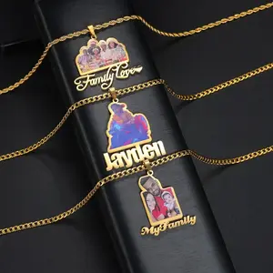 New Arrival Custom Name Colorful Character Necklaces