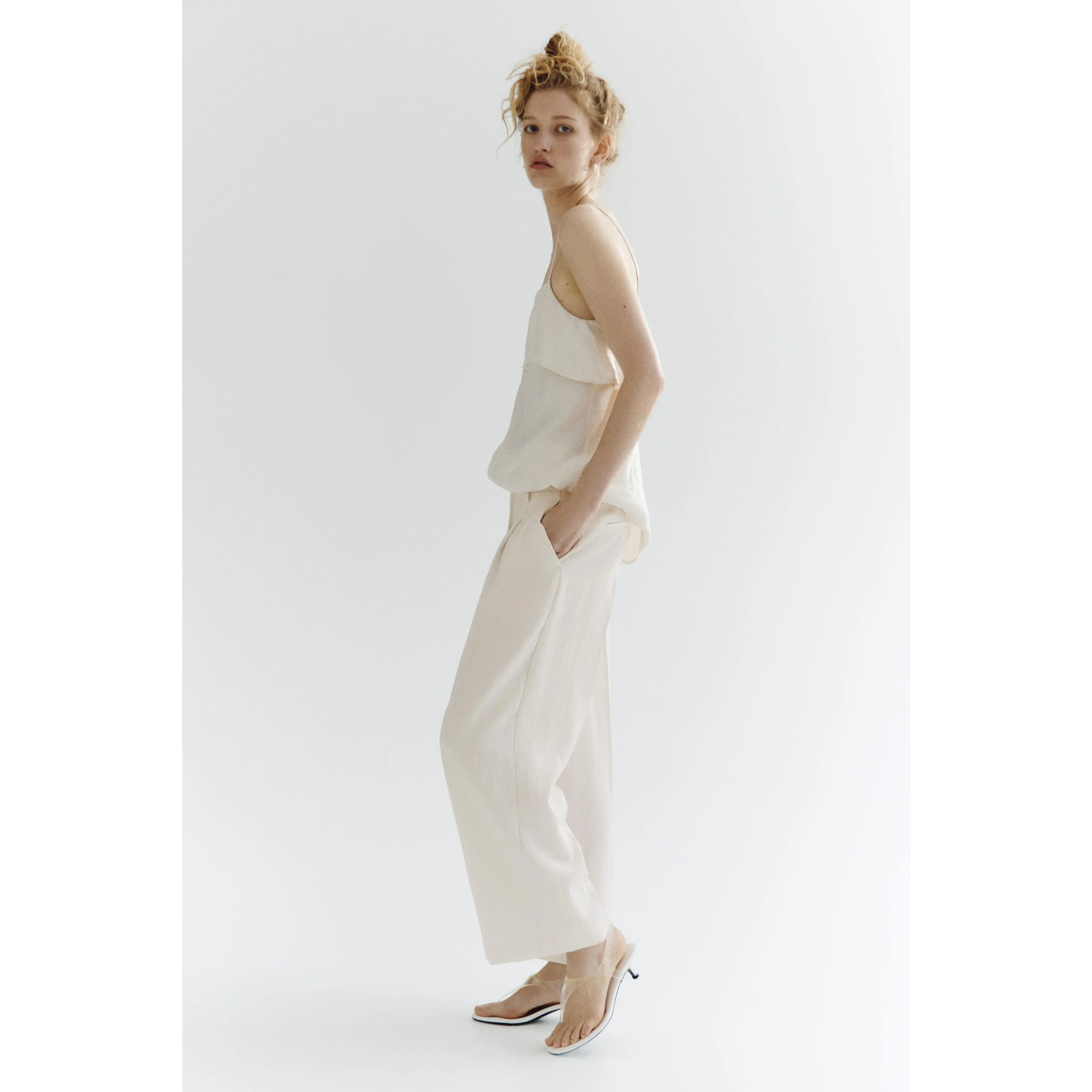 H&M Ankle-length twill trousers