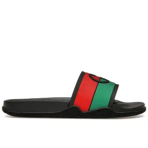 Gucci Men's Slide Interlocking G Black, from StockX Gucci Men's Slide Interlocking G Black, from StockX