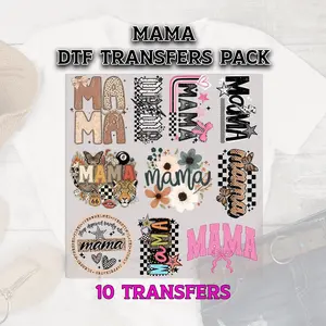 Mama DTF Transfer Pack, Mama DTF Transfer Bundle, Mom Dtf Transfers, Mothers Day Dtf, Mom DTF Print, Heat Transfer, Direct To Film Grab Bag