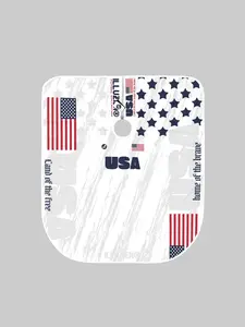 USA Futbol PRO Cape (White) | Professional Waterproof Hair Cutting Cape with Adjustable Neck Closure