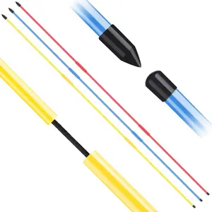 Golf Alignment Sticks Rods Swing Trainer Tools 43 Inch 2 Or 3 Pack, Fits in Golf Bag Tour Stickers Practice  Aid