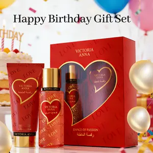 Victoria Anna Birthday Gift Body Spray and Hand Cream Set, Hand Lotion, Teacher Appreciation, Travel Kit，Moisturizing Hand Care, Perfect Gift for Winter, Valentine's Day