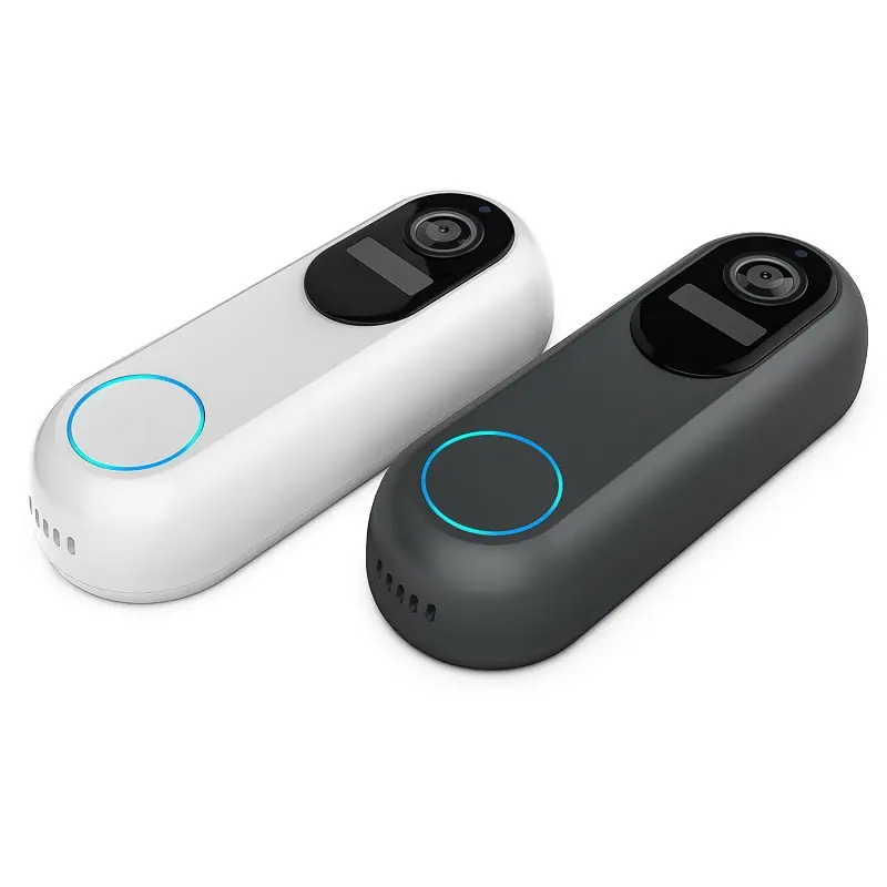 Smart Home Security Camera - White & Black Models with LED Indicator for Enhanced Visibility and Easy Setup
