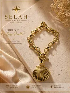 Gold Shell Charm Bracelet