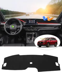 KUST Dashboard Cover Fit for CRV CR-V 2023 2024 2025 Accessories Dash Cover Mat Non-Slip Pad Carpet Anti-Glare(Without HUD)