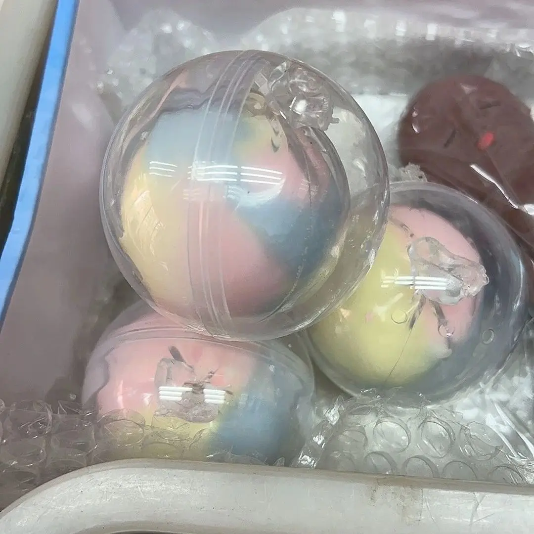 crunchy ballCrunchy Ball Squishy Toy, Marble Color Stress Relief Ball, Satisfying Crunch Sound Sensory Toy
