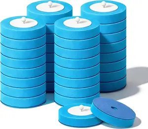 32pcs Disposable Sponge Head Refills, 5-Layer Pre-Loaded Rich Foam Replacements for Toilet Brush Wand (Home Care Scrub Heads for Toilet Cleaners)