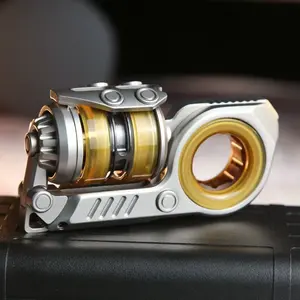 Stainless Steel Fidget Spinner Toy, Office Stress Relief Tool, Cnc Machined Design, Stress Relieving Accessory, Stress Relief Fidgeting, Stress Relief Gadgets, Perfect Gift for Holidays & Daily Use