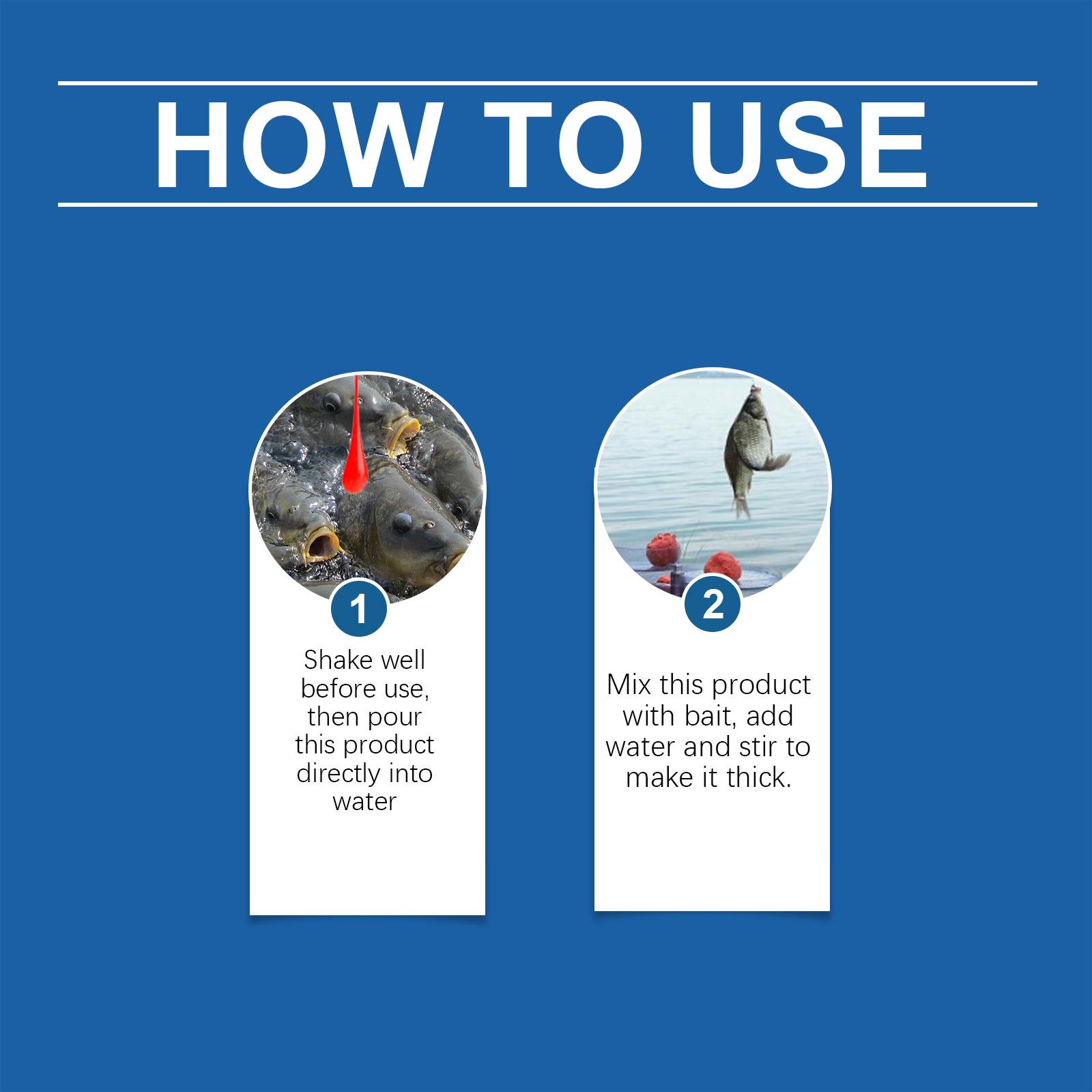 2PCS HozoneX Bloodworm Fishing Bait Attractant — Bloodworm Formula Feeding Stimulant Additive for Wild Fishing Fish Lure & Attractor