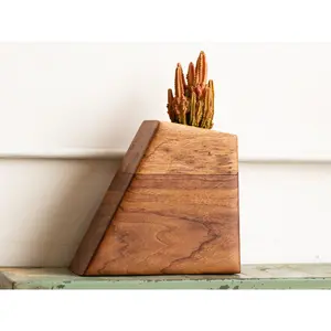 Large Planturn Cremation Urn in Walnut & Live Oak