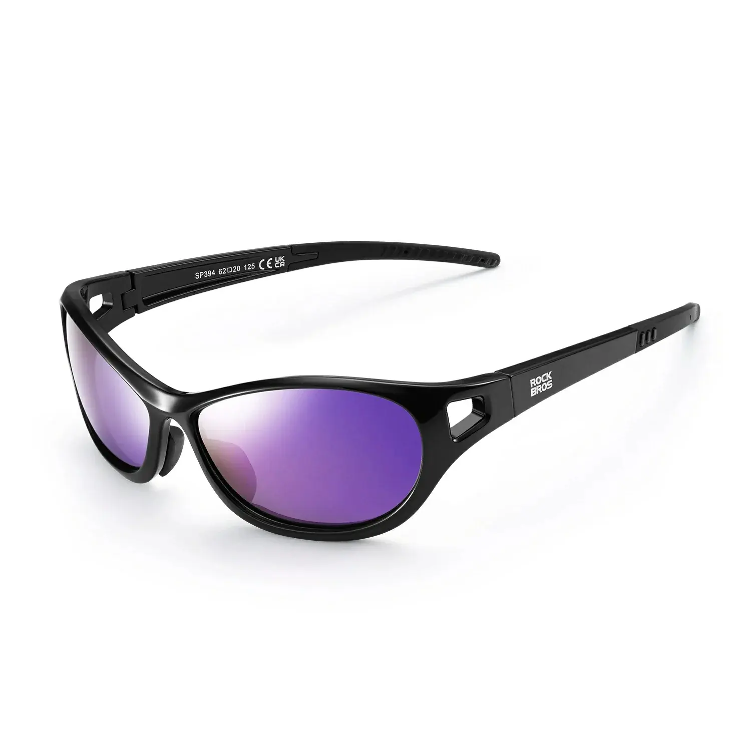 ROCKBROS SP394 Sports Biking Sunglasses - Lightweight Sports Shades with TAC Lenses, UV400 Protection, Ultra-Lightweight TR90 Bike Frame Glasses for Cycling