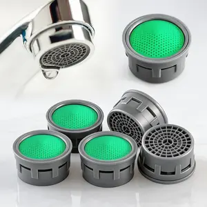6pcs Kitchen Faucet Accessories Replacement Parts Faucet Aerator Water Saving Adapter Female Thread Nozzle Filter Faucet Attachment