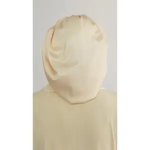 Adult Satin Bonnet in Butter Yellow