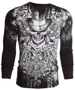 Xtreme Couture by Affliction Men's Thermal Shirt OFFERING (Black)