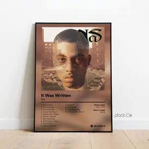 - It Was Written - Custom Album Poster -  Poster - Custom Album - Hip Hop Album - Album Cover Print -  Album Print - Gift Ideas
