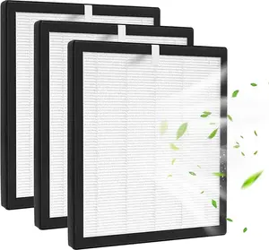 Tolife TZ-K2 Air Purifier Replacement Filter H13 True Hepa Filter with Activated Carbon & Pre Filter 3-in-1 Pack for Home Air Purification