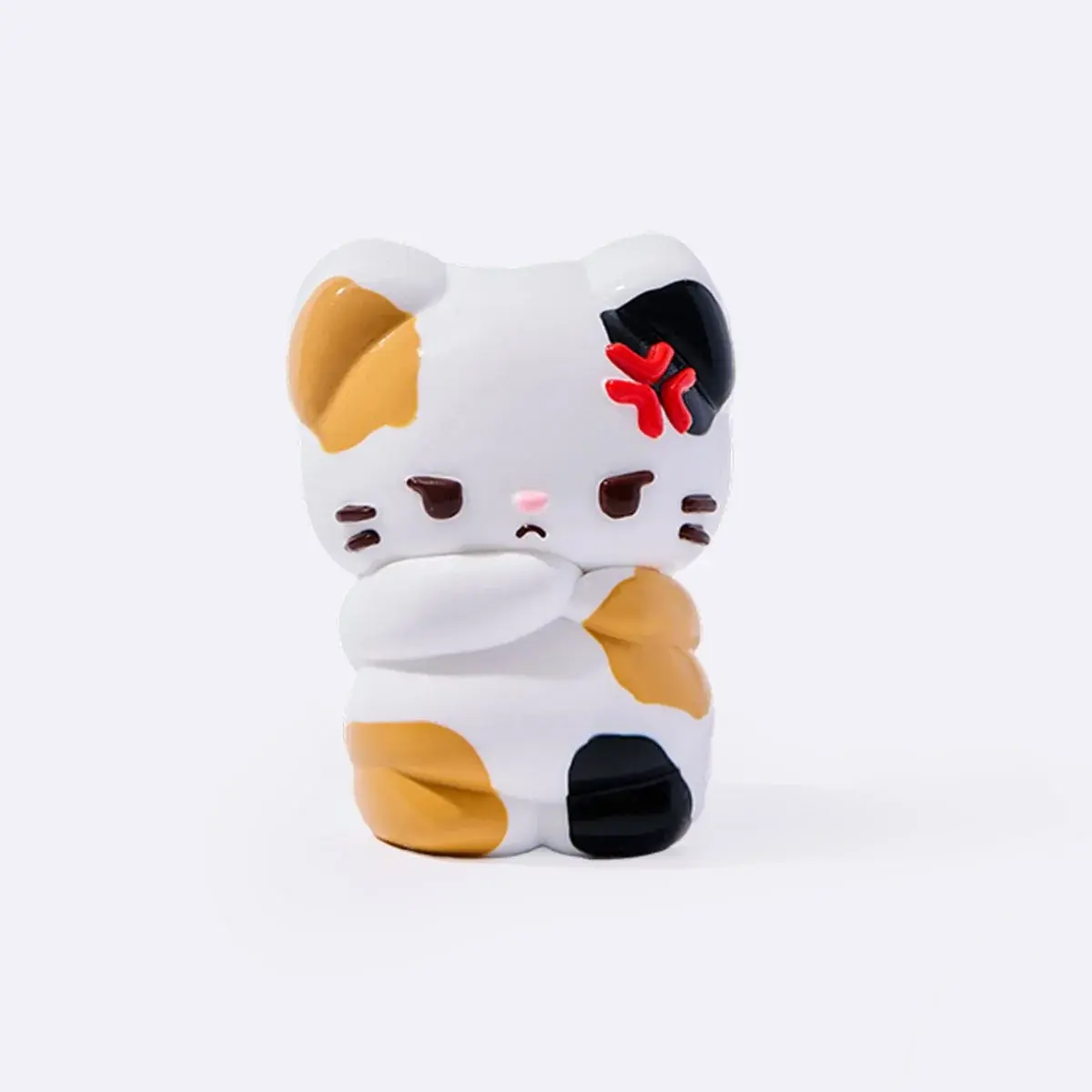 Taba Squishy Back To School Handmade Shy Animal Squishy Toy Set, 2 Styles Kawaii Shy Calico Cat & Shy Penguin Slow Rising Fidget Squeeze Toy, Soft Sensory Stress‑Relief Collectible, Mini Backpack Bag Charm Gift for Teens