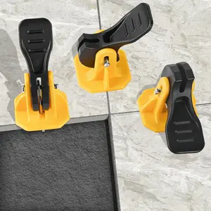 50Pcs Reusable Floor Leveling Compounds Adjustable Fits 8-12mm Tiles+50Pcs Replaceable Spare Steel T-Pin Tile Levelers.