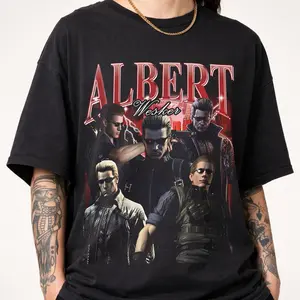 Albert Wesker Residence Evil Gaming T-Shirt, Video Game Tee
