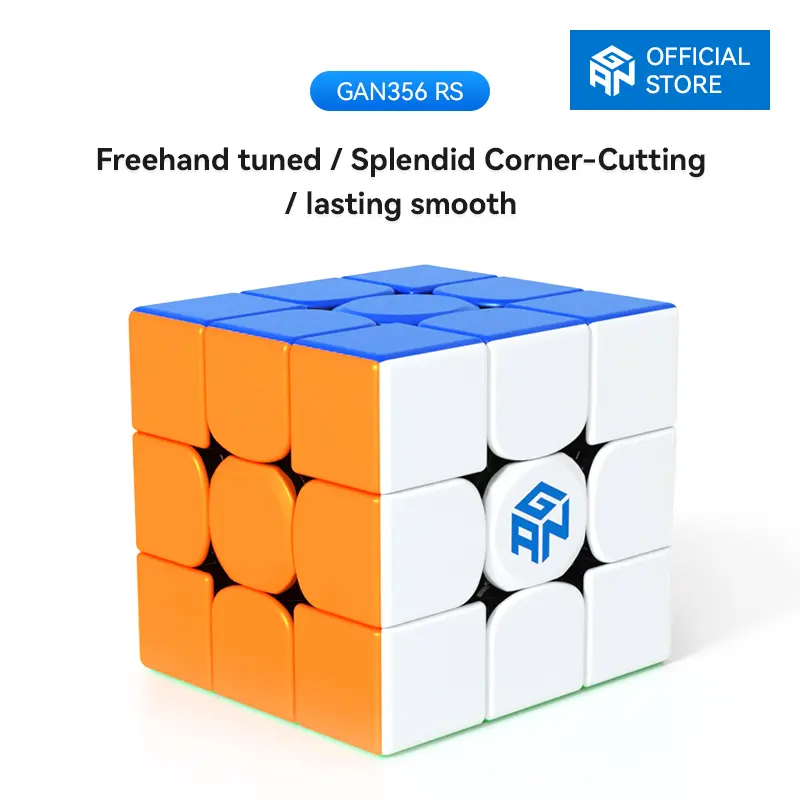 【Official Store】GAN 356 R S 3x3 Speed Cube Stickerless Non-Magnetic Magic Cube for Beginners 【Official Store】GAN 356 R S 3x3 Speed Cube Stickerless Non-Magnetic Magic Cube for Beginners