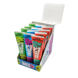 Squeeze Pop 4oz Sour Lollipop Tube Candy – Watermelon, Blue Raspberry & Green Apple | Single, 3-Pack, 12-Pack & Variety Pack