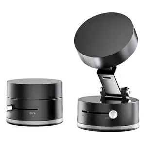 Joytutus 2026 Upgrade Multifunctional Vacuum Suction Phone Holder Portable Lazy Nano Magnetic Car Mount with Double-Row N52 Magnets for Smooth Surfaces Compact Lightweight Design