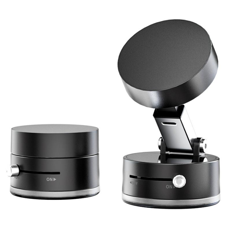 Joytutus 2026 Upgrade Multifunctional Vacuum Suction Phone Holder Portable Lazy Nano Magnetic Car Mount with Double-Row N52 Magnets for Smooth Surfaces Compact Lightweight Design