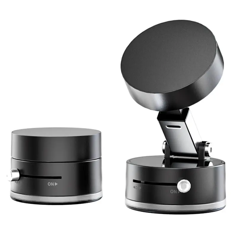 Joytutus 2026 Upgrade Multifunctional Vacuum Suction Phone Holder Portable Lazy Nano Magnetic Car Mount with Double-Row N52 Magnets for Smooth Surfaces Compact Lightweight Design