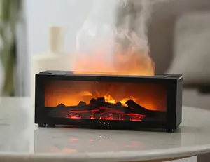 FlameNest Color Changing Flame Effect Aromatherapy Diffuser Humidifier