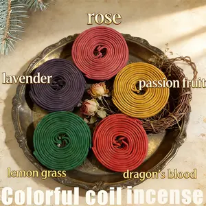 50pcs Mixed Incense Sticks, Dragon Blood, Passion Fruit, Lemongrass, Lavender, Rose, Fruit Floral Scent, Long-Lasting Burn, Outdoor Patio, Camping, Garden
