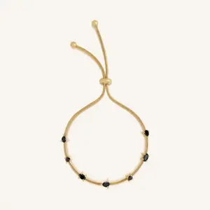 Midnight Flow Onyx Bolo Bracelet
