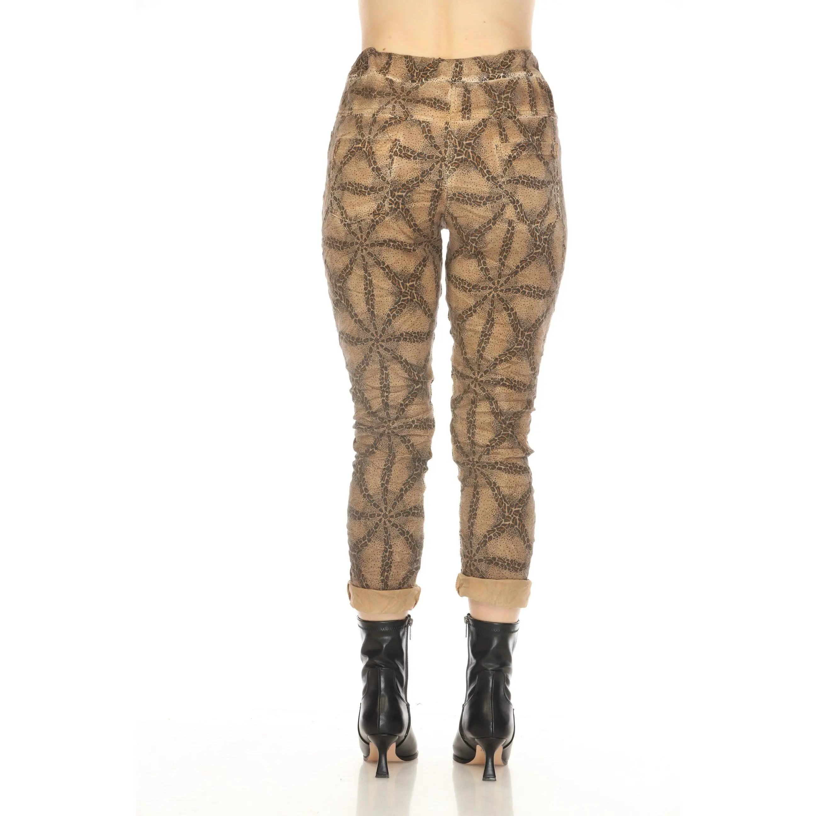 Beige Diamond Damask made in Italy Pant