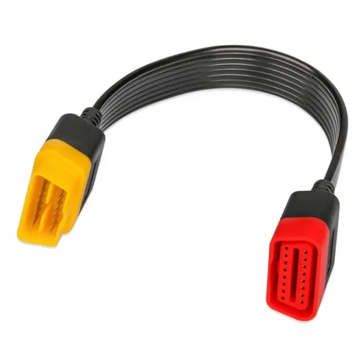 EDIAG 36cm(1.18ft) OBD2 Extension Cable, 16-Pin Male to Female Diagnostic Tool Extender  ，Compatible with EDIAG Series & All OBD2 Scanners & Code Readers